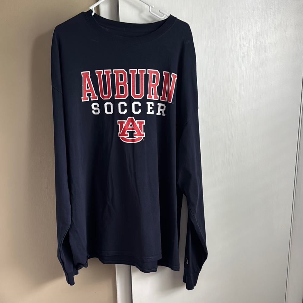 Auburn University Soccer T-Shirt – Champion Brand, 3XL Unisex